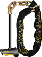 ONGUARD BEAST 8017LPT CHAIN LOCK WITH X2 STEEL ROD LOCK 4.5FT