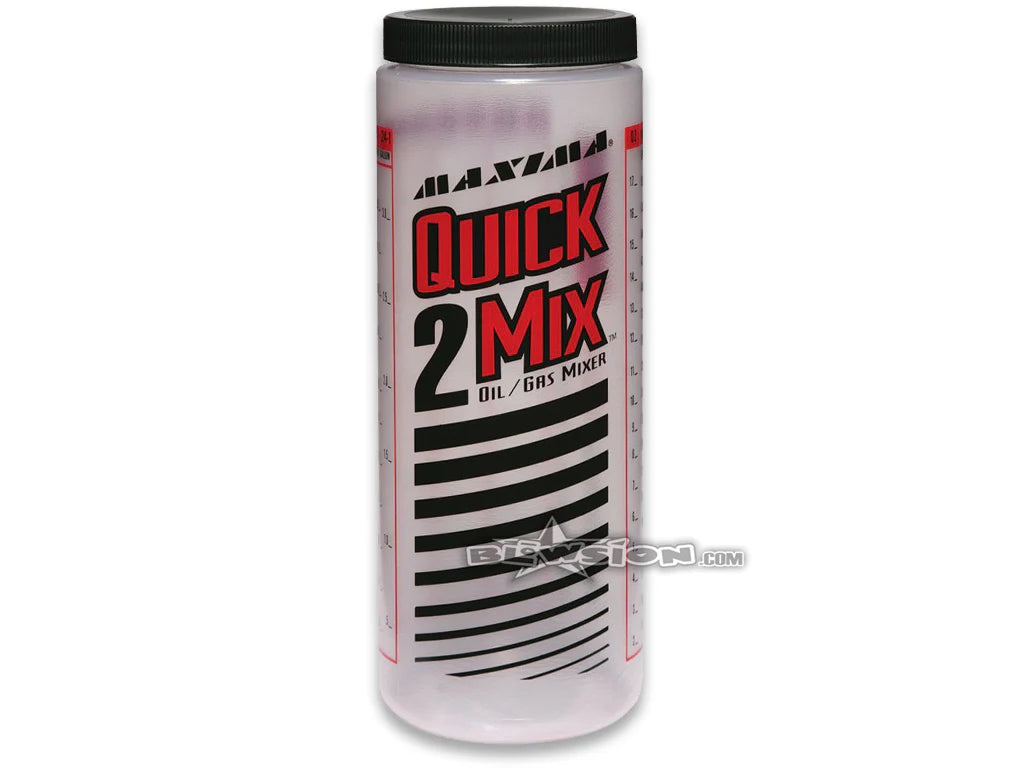Maxima Quick 2 Mix Ratio Cup – 2-Stroke Oil Mixing Bottle 24:1 to 100:1