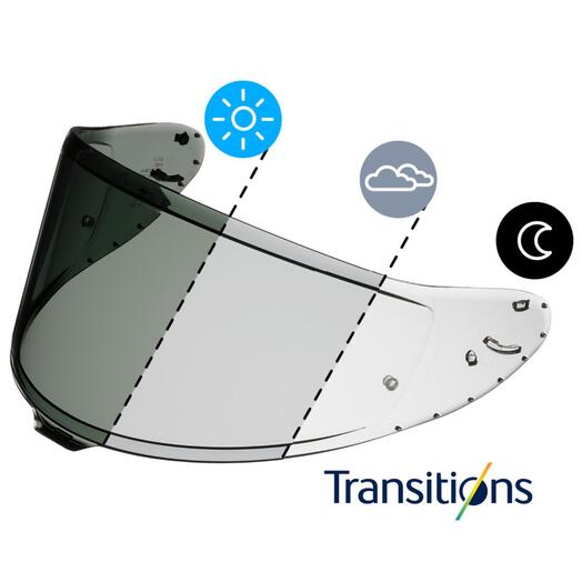 SHOEI - CWE-F2 Transitions Pinlock Ready Face Shield