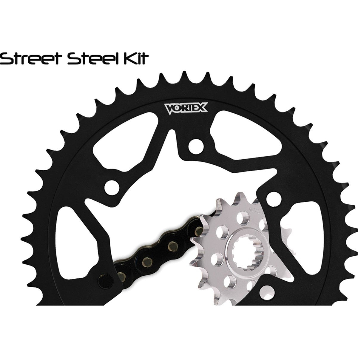Vortex CK5225 Chain & Sprocket Kit for Suzuki GSX-R600 2001–2003 – Performance OEM Replacement