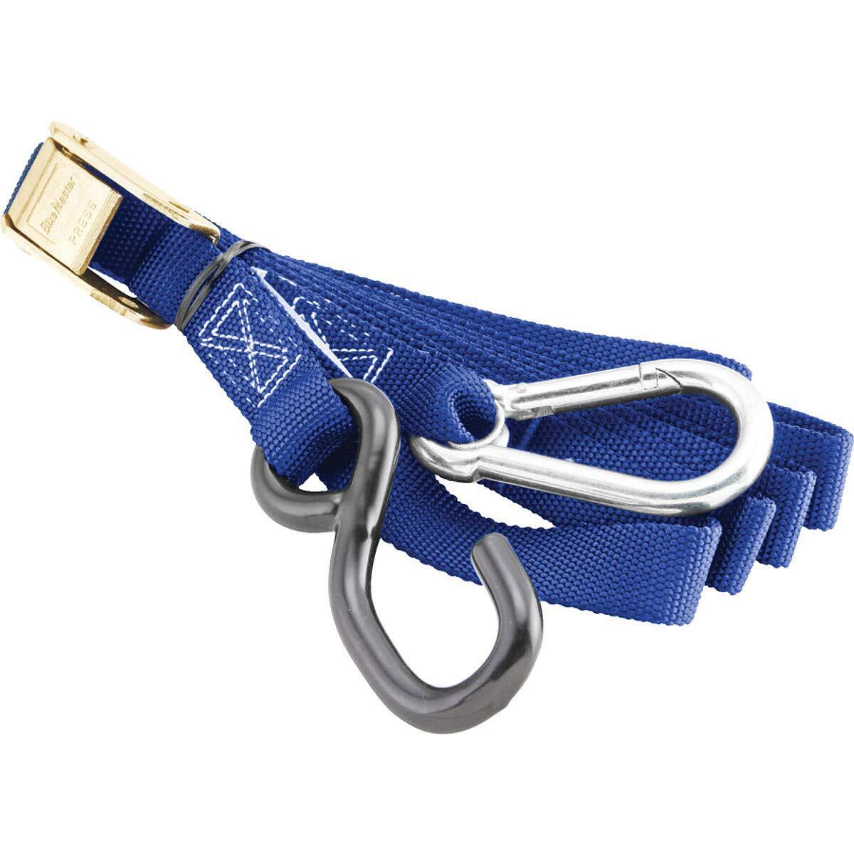 BikeMaster Carabiner Soft Hook Tie Downs – 1" x 72"
