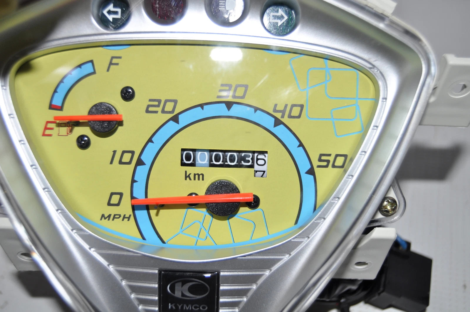 Kymco A-Town / Like 50 Speedometer Assembly – OEM Gauge Cluster 37200-ACK5-M30