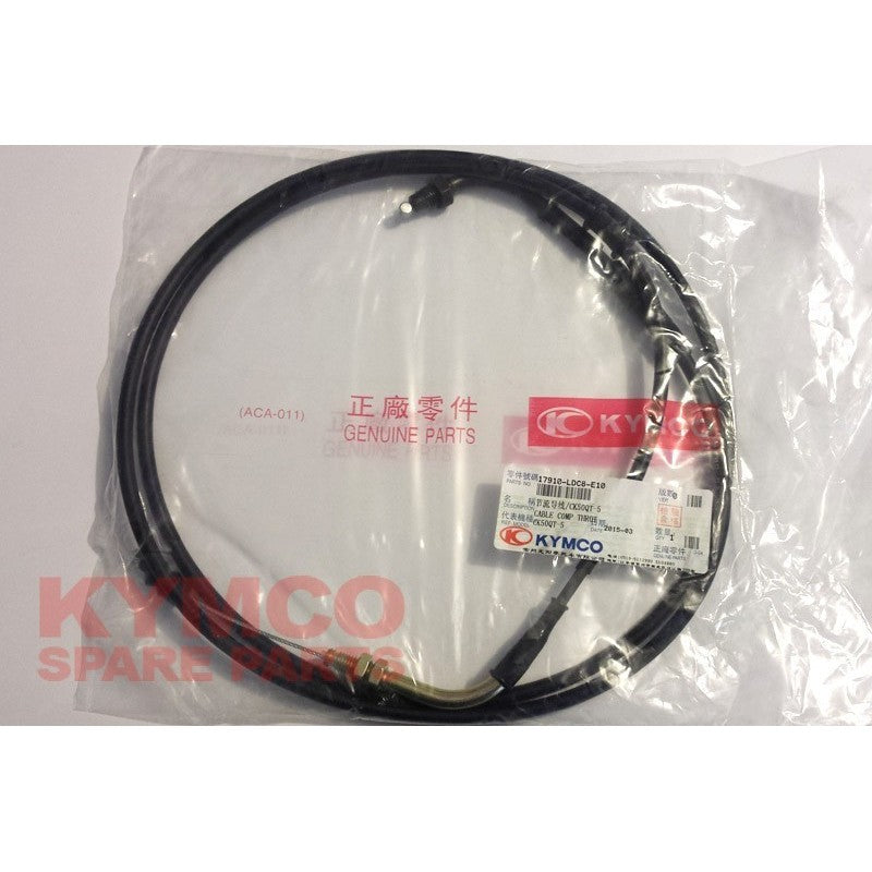 Throttle Cable for Kymco Super 8 50 – OEM Throttle Control Line 17910-LDC8-E10