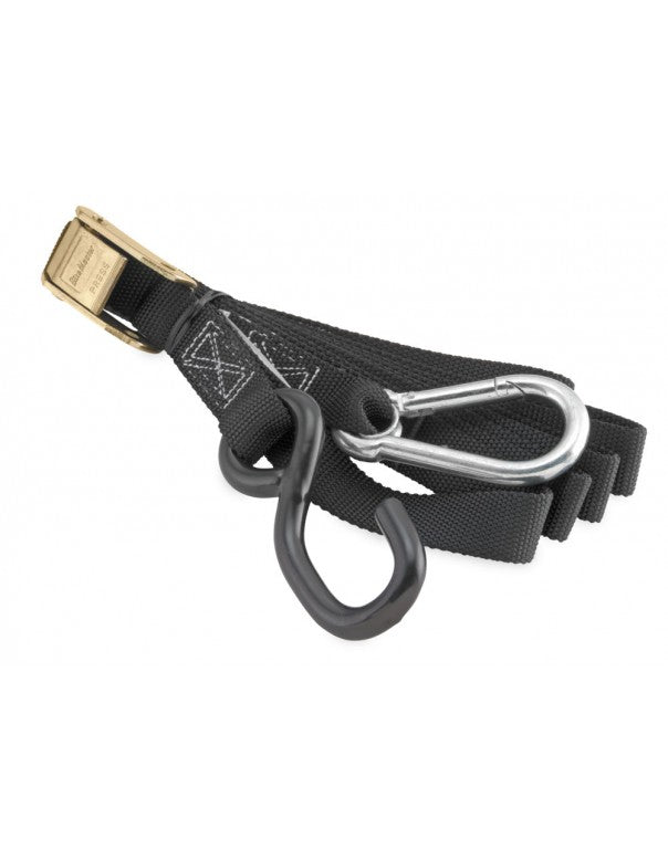BikeMaster Carabiner Soft Hook Tie Downs – 1" x 72"
