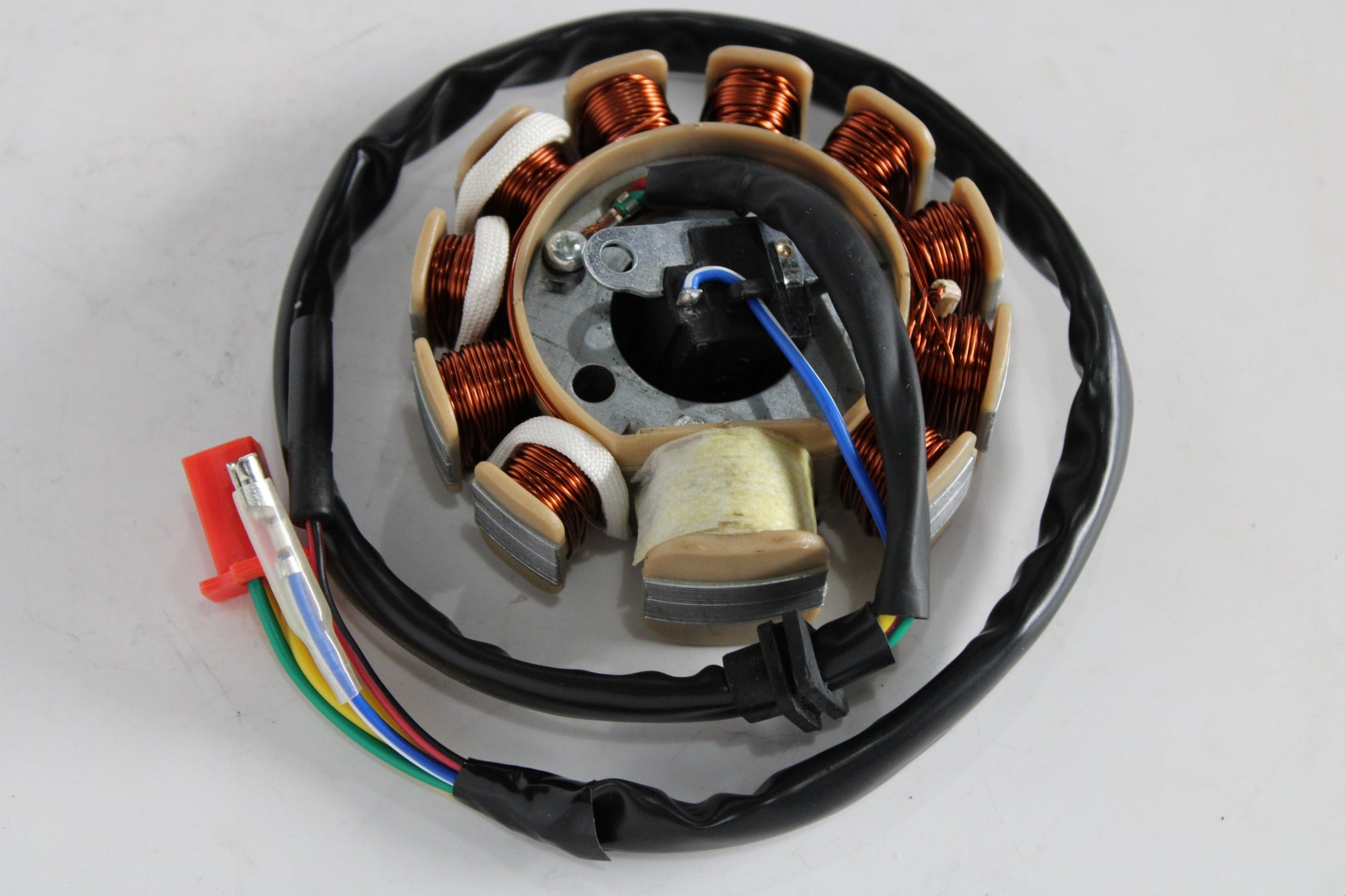 Magneto Coil – 10 Pole Stator Assembly | Universal Scooter & ATV Replacement | Part No. 164-103