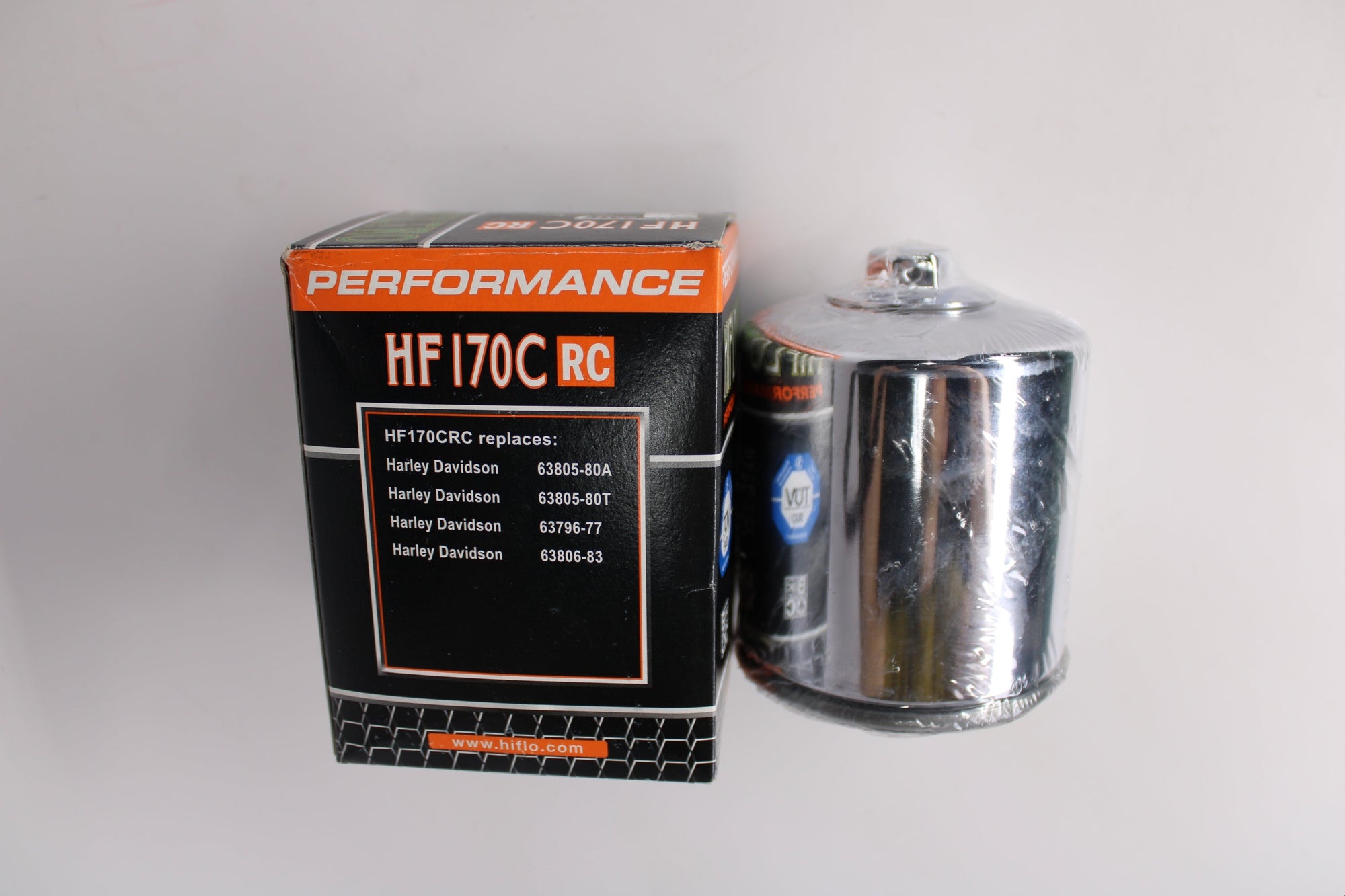 HiFloFiltro Chrome Oil Filter HF170CRC – Harley-Davidson Replacement | WPS 550-0170CR