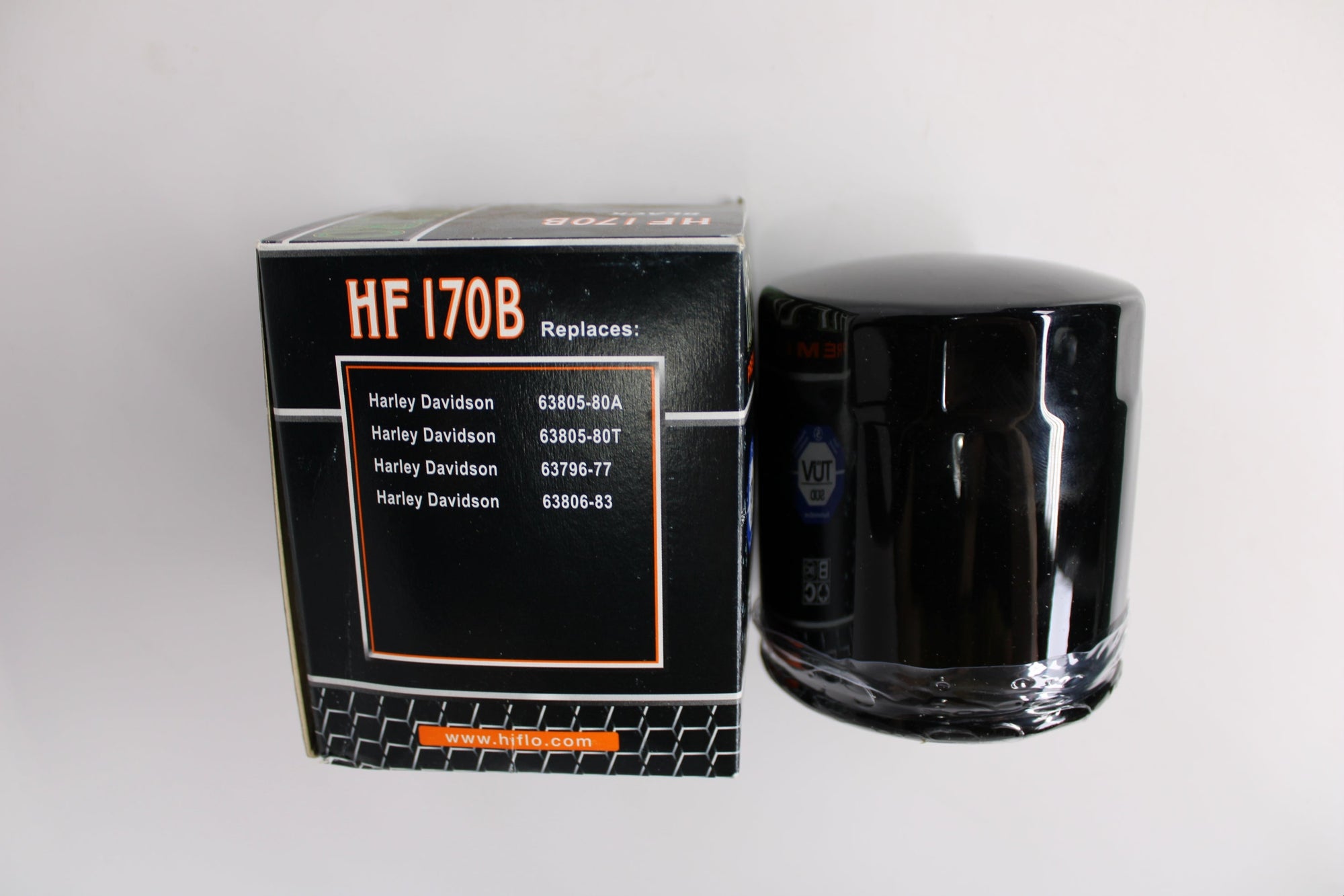 Hiflofiltro HF170B Black Oil Filter – Harley-Davidson Replacement | WPS 550-0170