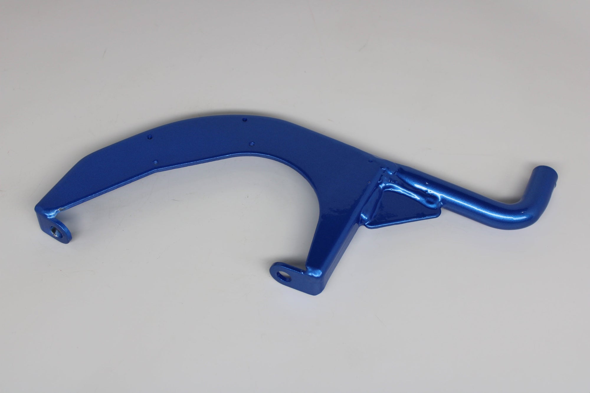 Muffler Mount Bracket – Blue – IceBear Mad Dog 50/150 Scooter Exhaust Support