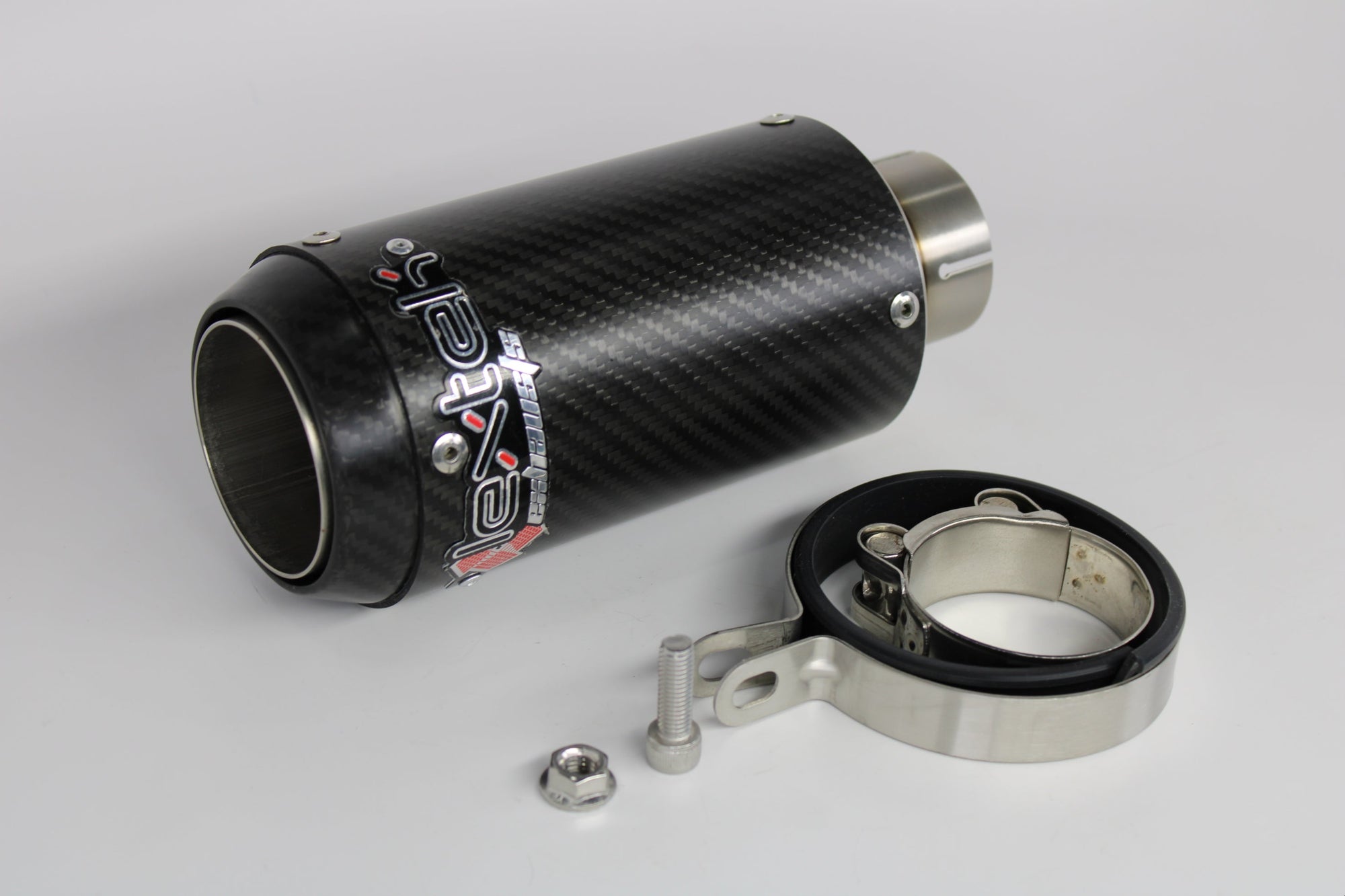 Lextek CP8C CF 1505 Silencer – Carbon Finish | Universal Performance Exhaust