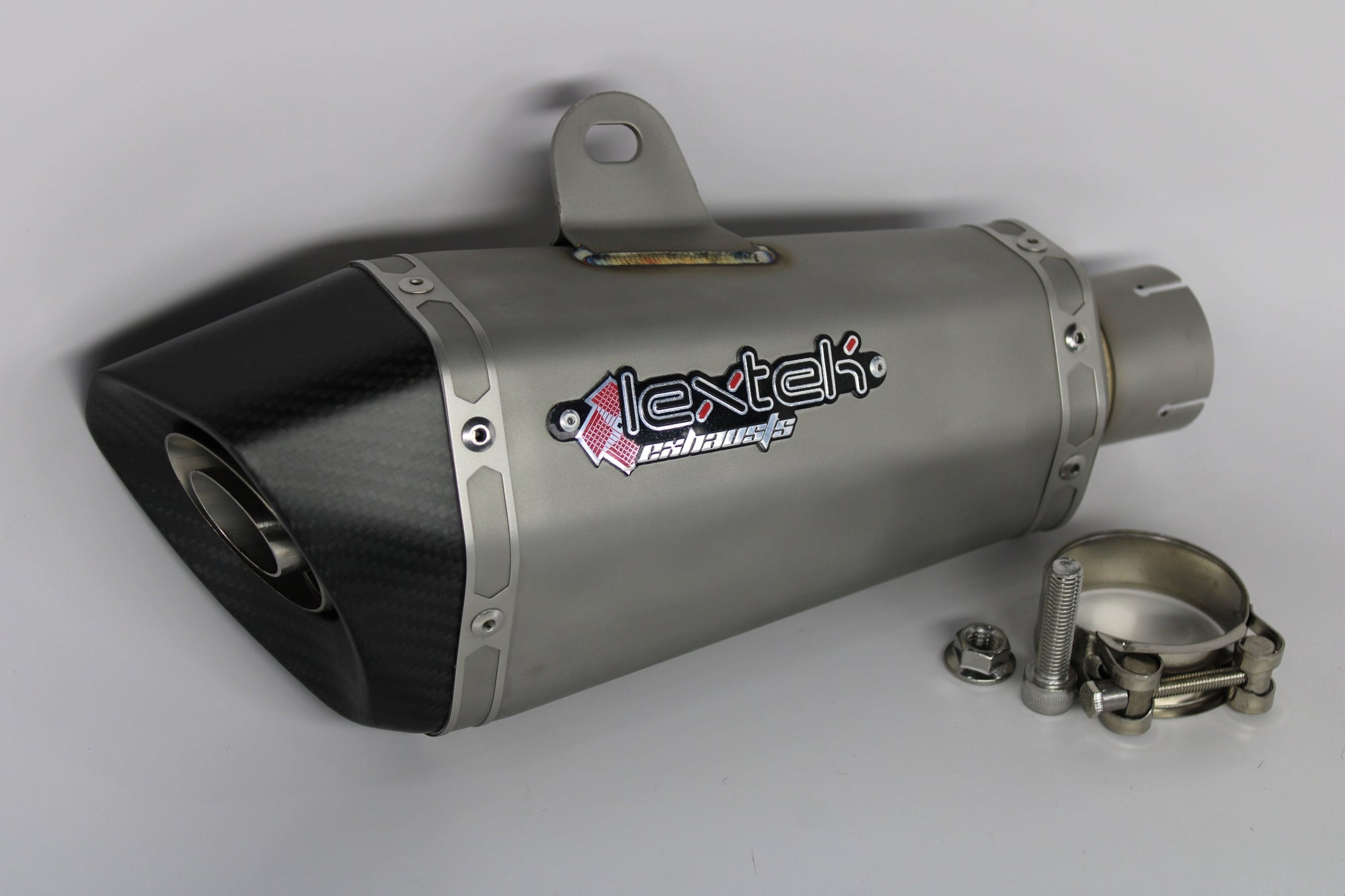 Lextek XP10 TI Look Hex Silencer – Universal 51mm Slip-On Exhaust | Part No. 213323