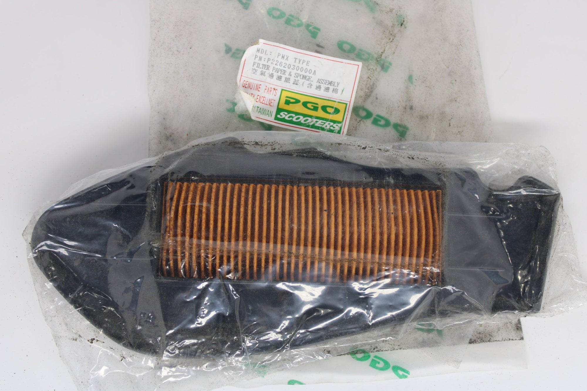 Air Filter for PGO PMX Scooters – OEM Replacement Element | P2262030000A