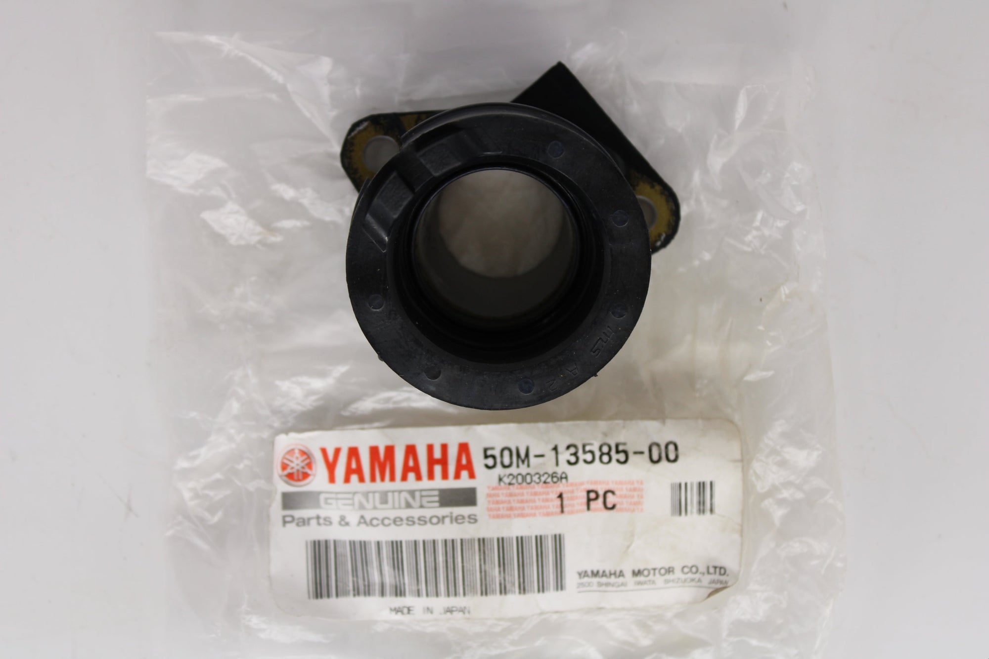 Yamaha Riva 125 Carburetor Manifold Joint – OEM Intake Boot 50M-13585-00