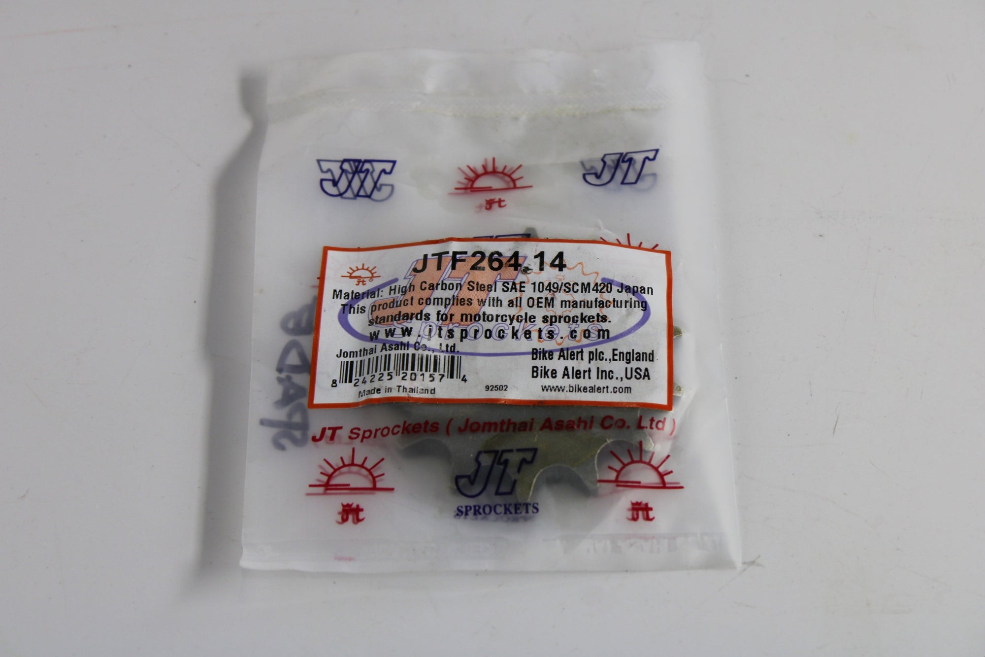 JT Sprockets JTF264.14 – 14-Tooth Front Sprocket - SPADE