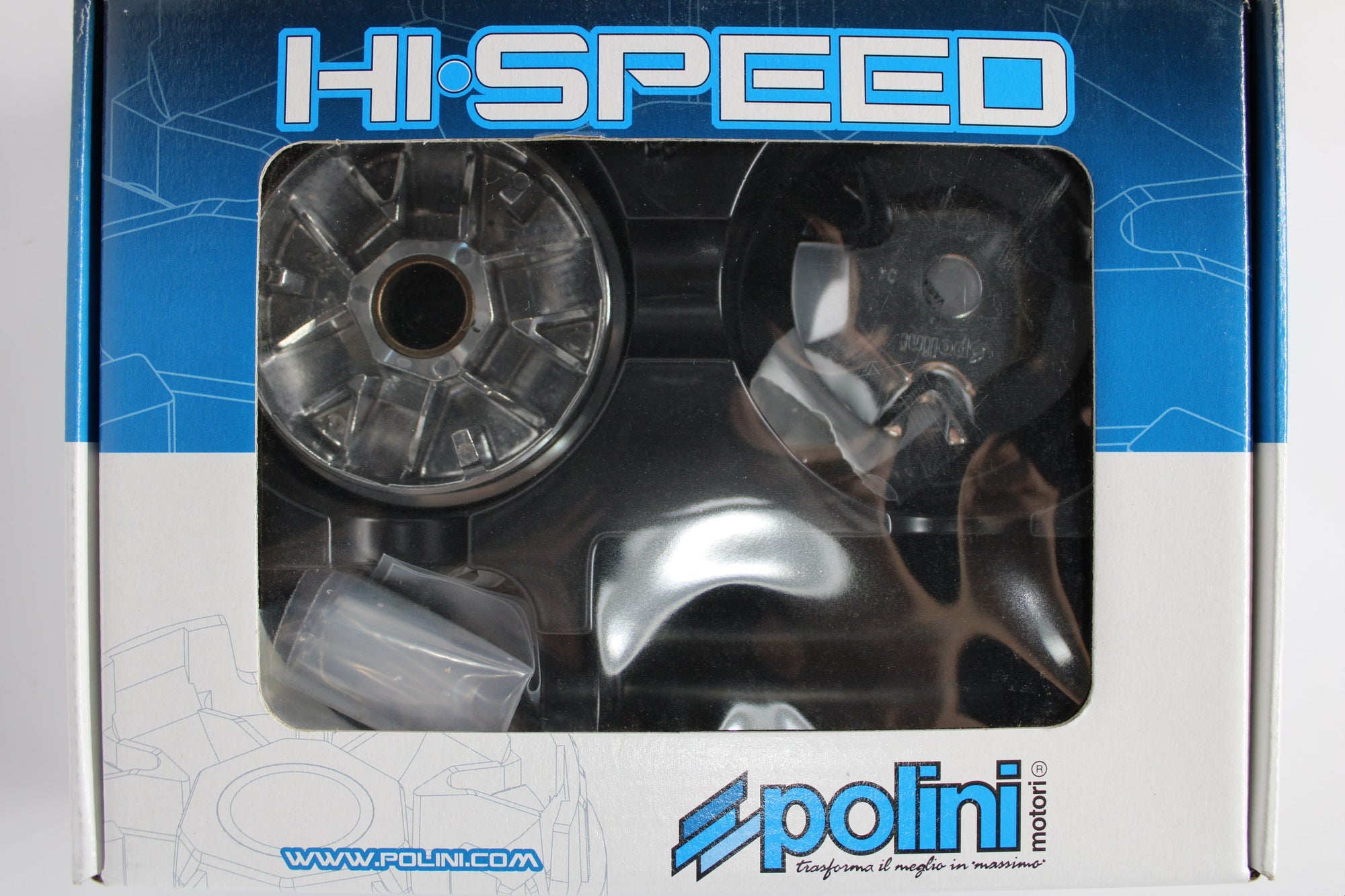 Polini Hi-Speed Variator 241.520 for Honda Dio / BSV / Kymco 50cc 2-Stroke Scooters | CVT Upgrade