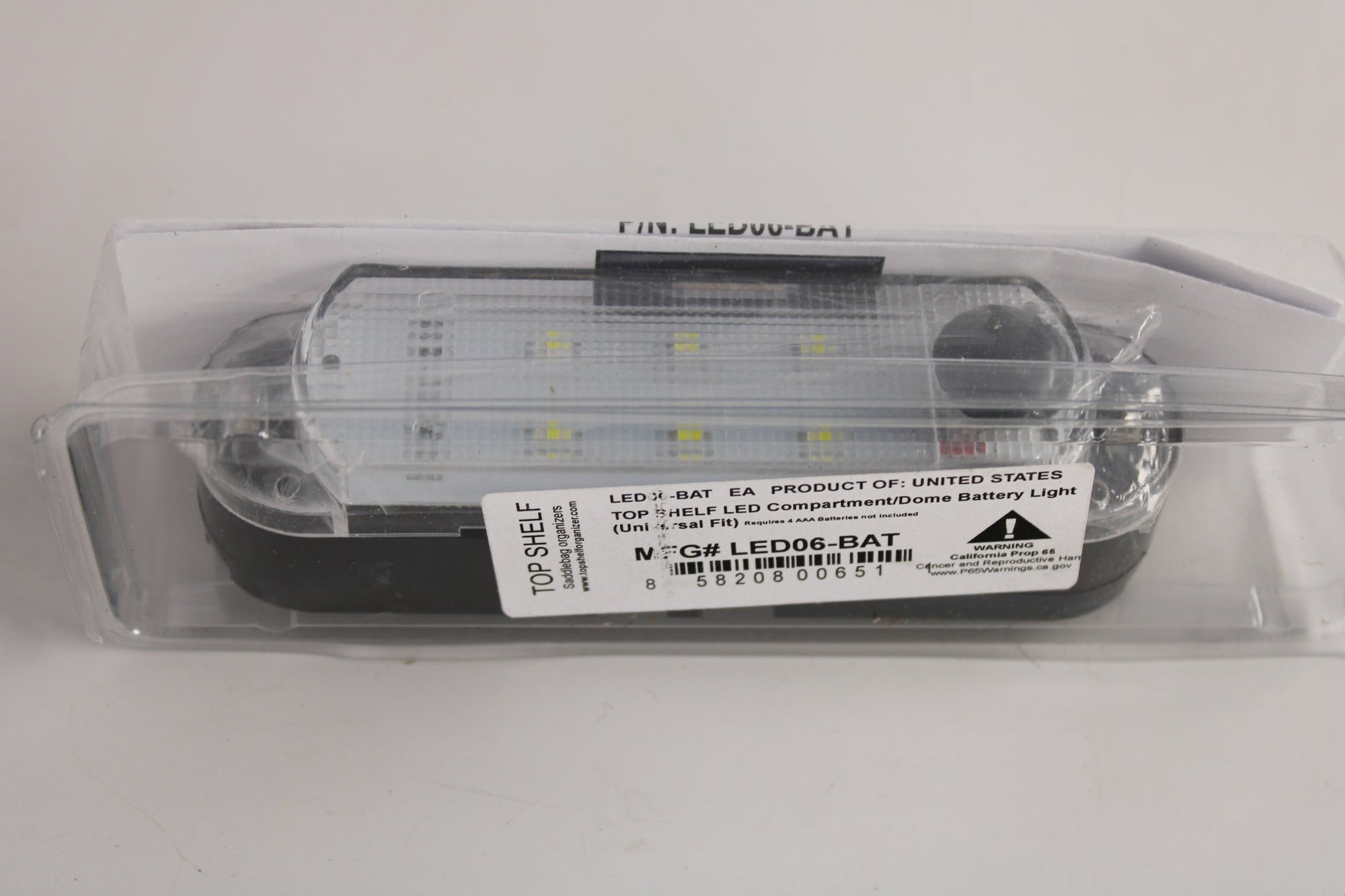 Battery-Powered LED Trunk Light Kit