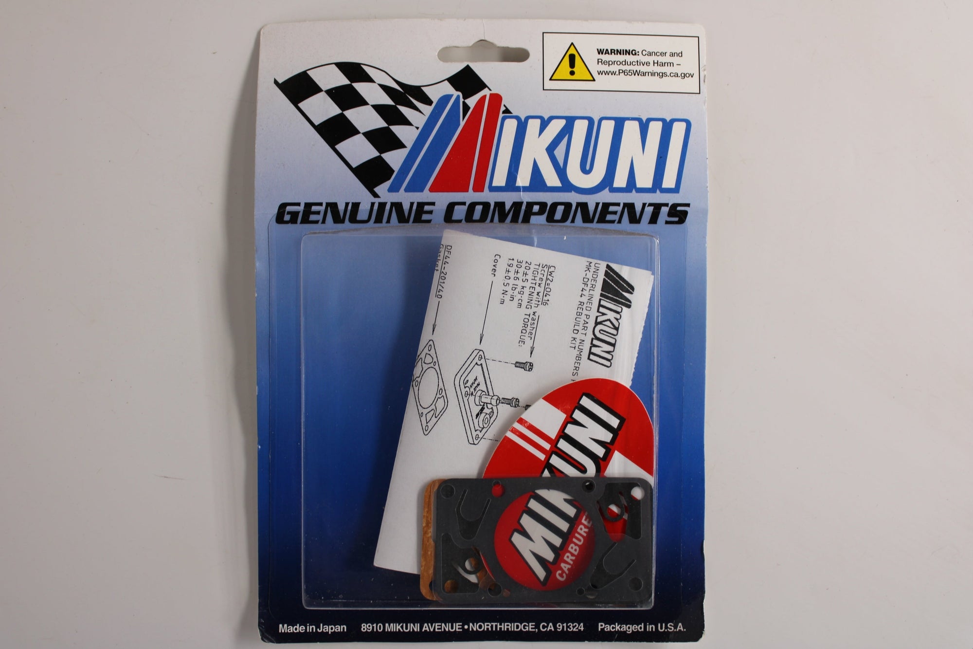 Mikuni MK-DF44 Fuel Pump Rebuild Kit